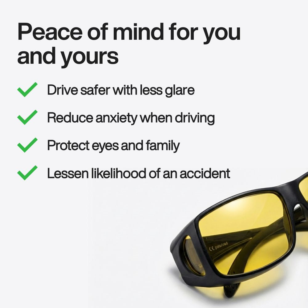 night driving goggles Night Sight® Anti-Glare Glasses – Aouhra.com
