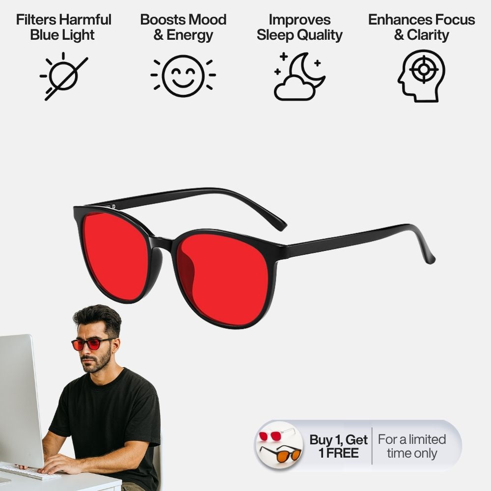Flow State® | Unisex Red Lens Blue Light Glasses