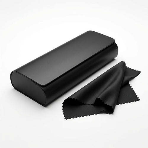 Aóuhra® Glasses Hard Case & Cleaning Cloth